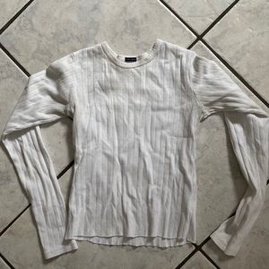 white brandy sweater